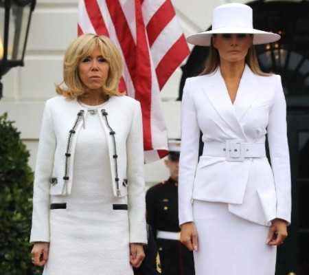 Brigitte Macron revela que Melania Trump no puede salir de la Casa Blanca