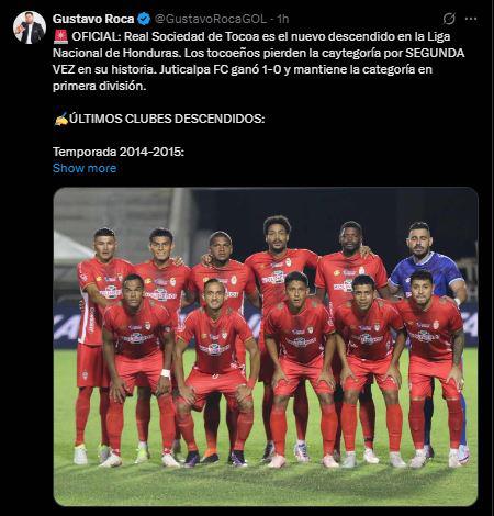 Prensa reacciona: esto dicen tras nuevo descenso de Real Sociedad en Honduras