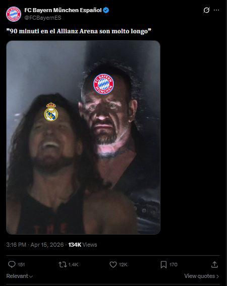 Enfado en Real Madrid por lo que pasó vs Bayern; recibe burlas tras eliminación