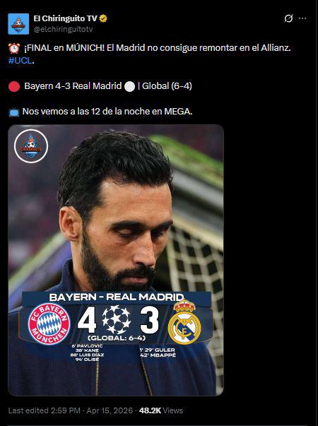 Enfado en Real Madrid por lo que pasó vs Bayern; recibe burlas tras eliminación