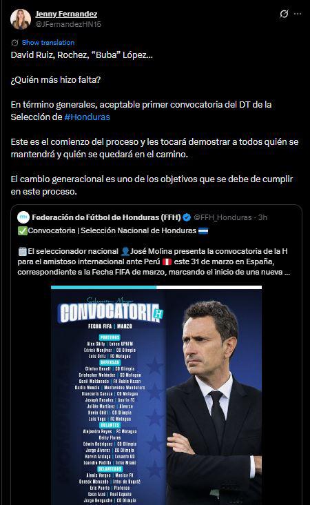 Esto dicen tras primera convocatoria de Molina y Otero deja polémica reacción