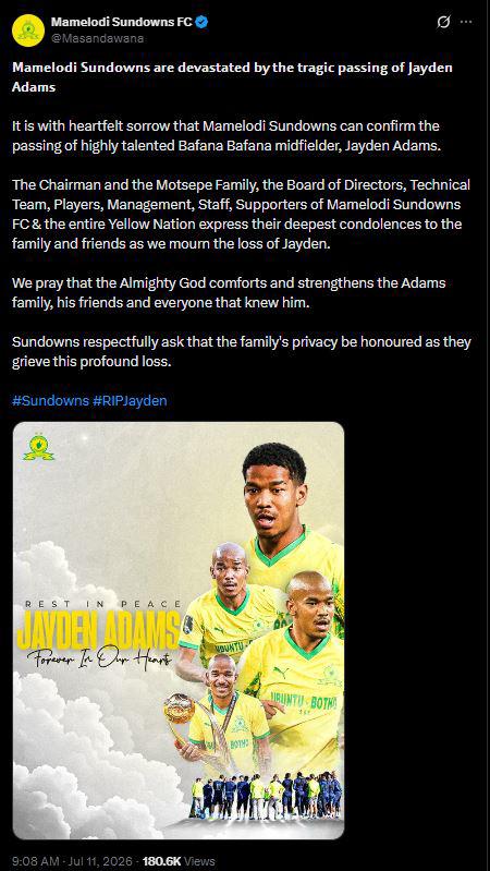 Así fueron los últimos días de Jayden: recibió terrible noticia en pleno Mundial