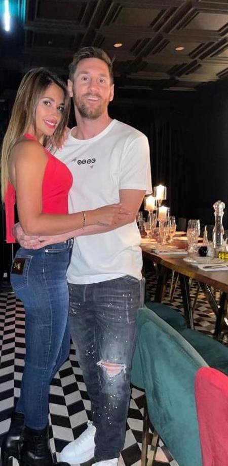 Antonela Roccuzzo celebró el pasado 26 de febrero su cumpleaños 34 al lado de Messi y sus hijos.
