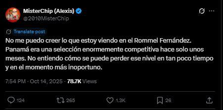 Chepe Bomba, resignado y sorprende tras el Panamá vs Surinam: Es una pesadilla