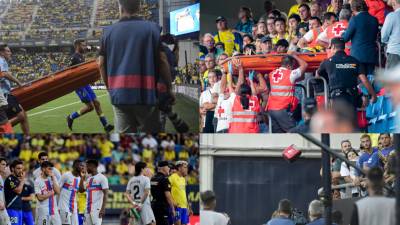 El miedo se apoderó de los jugadores y aficionados que estuvieron en el Cádiz vs Barcelona luego que un aficionado luchó por su vida por varios minutos en las graderías.