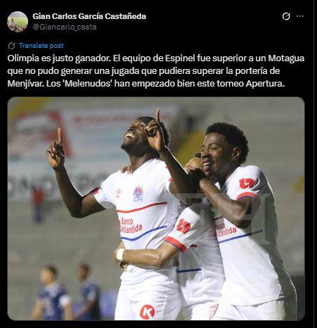 Olimpia se mofa y señalan polémica tras triunfo ante Motagua