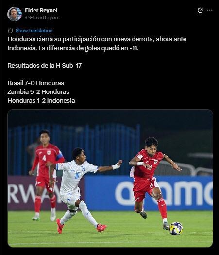 Honduras: No perdonan y esto dicen tras eliminación del Mundial Sub-17