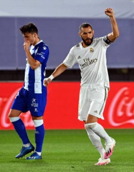 Benzema llegó a 18 goles en esta temporada de la Liga Española.