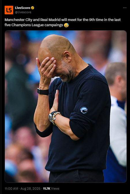 Memes al Real Madrid y Barcelona tras sorteo de Champions: ¡Otra vez con City!