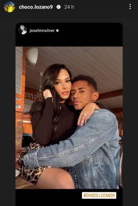 Esta fotografía confirmó la nueva relación sentimental del Choco Lozano con Joselinn Silver, modelo catracha. ¡Los mejores deseos, Choco!