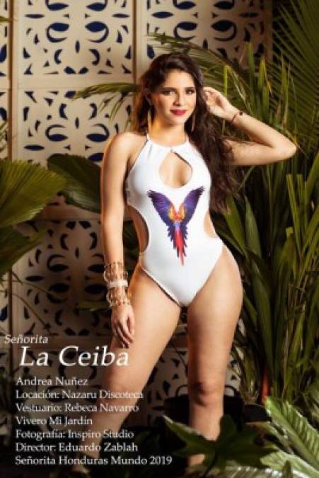 Andrea Núñez - Señorita La Ceiba Mundo 2019.