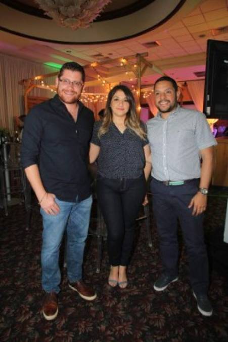 César Portillo, Keyla Martínez y David Padilla.