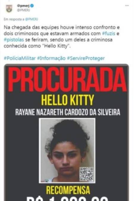 Ambos eran buscados por la Policía Militar de Río de Janeiro, que ofrecía una recompensa de 1.000 reales (unos 200 dólares) por alguna pista de ayudara a descubrir el paradero de los delincuentes.