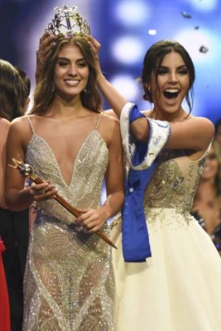 Valeria Morales, Miss Universo Colombia 2018, opinó que Ángela Ponce no debería participar en la competencia.<br/>