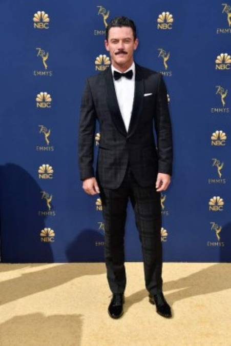 El actor galés Luke Evans durante la 70 edición de los Emmy.