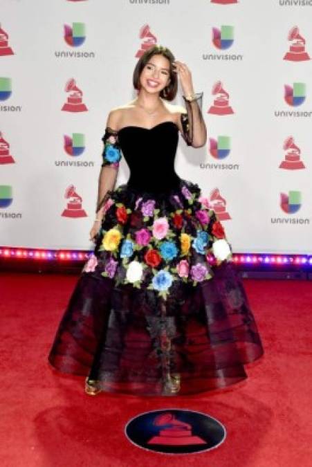 LAS VEGAS, NV - NOVEMBER 15: Angela Aguilar attends the 19th annual Latin GRAMMY Awards at MGM Grand Garden Arena on November 15, 2018 in Las Vegas, Nevada. David Becker/Getty Images for LARAS/AFP