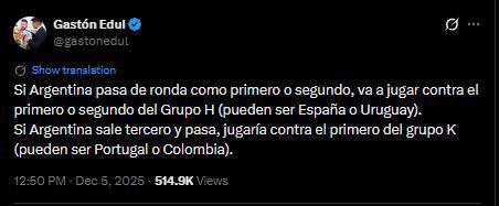 Revuelo por grupo de Argentina, Faitelson da pronóstico y dardo de Chepe Bomba