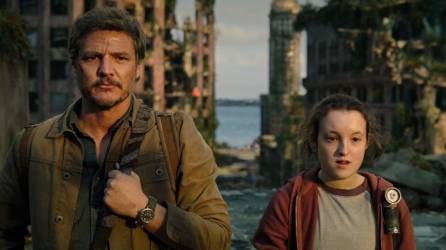 Los actores Pedro Pascal y Bella Ramsey en “Tha last of us”.