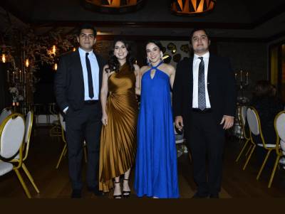 Diego y Alejandra Sikaffy junto a Susana Gamero y Basilio Fuschich