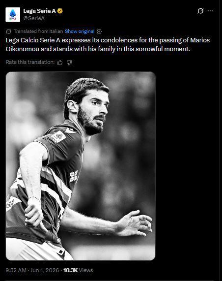 Tragedia: Muere exfutbolista tras terrible accidente; UEFA deja mensaje