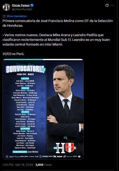 Esto dicen tras primera convocatoria de Molina y Otero deja polémica reacción