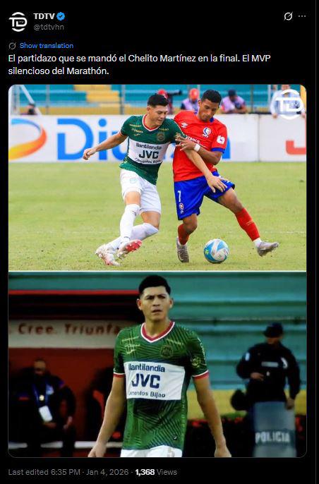 Revuelo tras final de ida Marathón vs Olimpia y señalan polémica acción