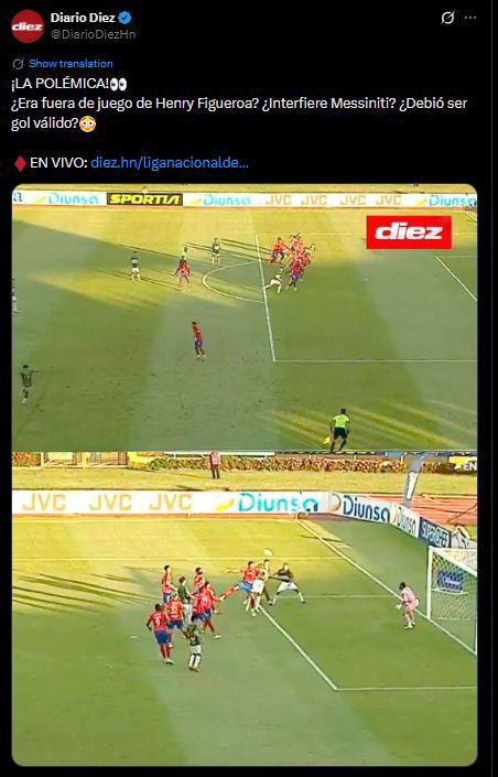 Revuelo tras final de ida Marathón vs Olimpia y señalan polémica acción