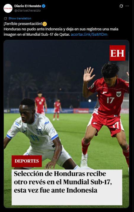 Honduras: No perdonan y esto dicen tras eliminación del Mundial Sub-17
