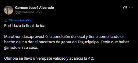 Revuelo tras final de ida Marathón vs Olimpia y señalan polémica acción