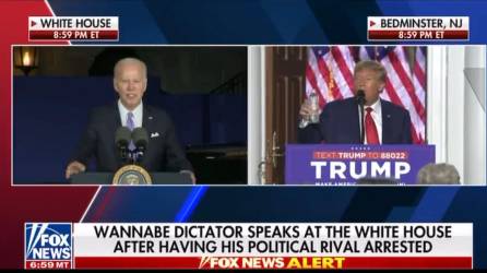 Fox News protagoniza una nueva polémica tras tildar de “aspirante a dictador” a Biden.
