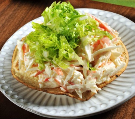 Tostadas con surimi