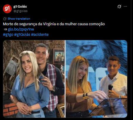 Dolor: muere guardaespaldas de la novia de Vinicius y ella deja desgarrador mensaje