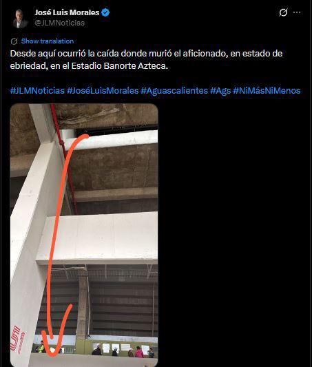 Terrible: Muere hincha en estadio Azteca previo al México-Portugal; esto hizo