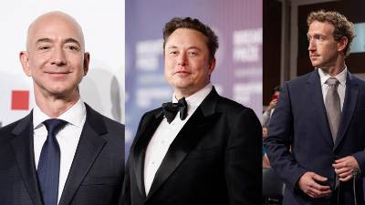 Jeff Bezos, Elon Musk y Mark Zuckerberg, tres de los hombres más ricos del mundo, estarán presentes en el acto de investidura de Donald Trump el próximo 20 de enero.