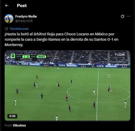 Choco Lozano provoca indignación por lo que le hizo a Sergio Ramos: Con él no