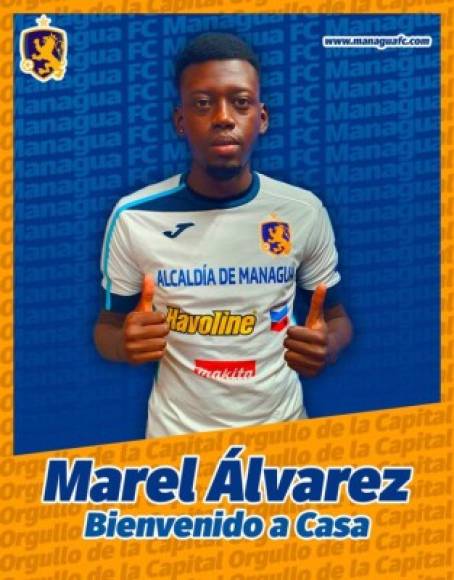 Marel Álvarez: El defensor hondureño fue dado de baja en el Diriangén y fue presentado como nuevo refuerzo del Managua FC de la primera división de Nicaragua.