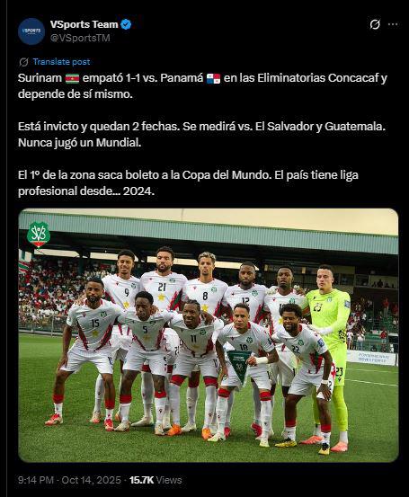 Chepe Bomba, resignado y sorprende tras el Panamá vs Surinam: Es una pesadilla