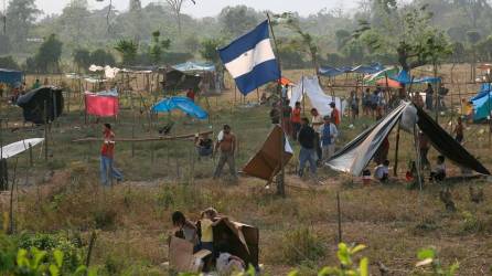 Invasores de tierra en Honduras | Fotografía de referencia.