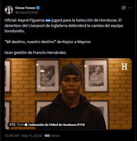 Revuelo por Keyrol Figueroa a Honduras: esto dicen tras anunciar su decisión