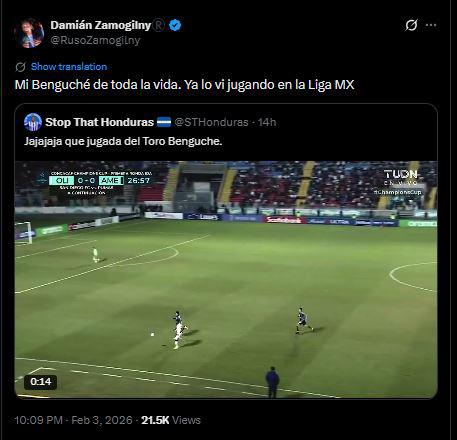 Benguché provoca revuelo en México y piden fichaje; famoso argentino responde