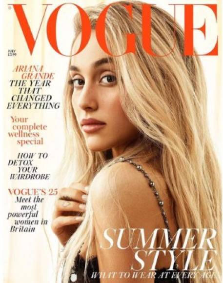 Grande ha protagonizado la última portada para la edición británica de la revista Vogue, donde la estrella del pop ha decidido soltarse la melena (literalmente) y sus fans no acaban de asimilar cuan diferente luce en las imágenes.