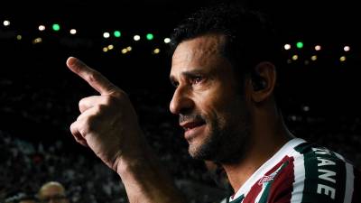 Fred fue clamado por la afición del Fluminense en su último partido como futbolista profesional.
