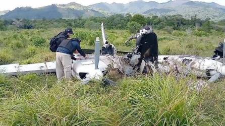 Las autoridades no localizaron la droga que presuntamente transportaba la aeronave.