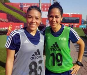 Ambas viajaron el pasado jueves, para formar parte de las árbitras del Mundial Femenino Sub-20.