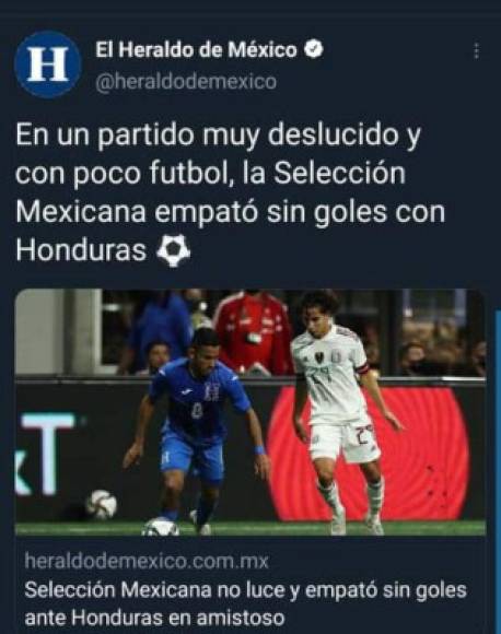 El Heraldo de México señaló que el partido fue deslucido.