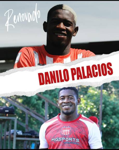 Danilo Palacios fue renovado en el Vida. 