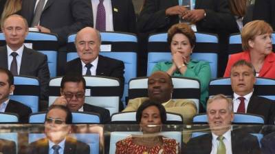 Los jefes de Estado se reunieron ayer para ver la final del Mundial, previo a la cumbre a celebrarse a partir de hoy en Fortaleza, Brasil.