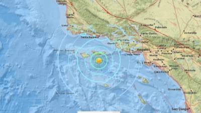El sismo se sintió un poco antes de las 12:30 pm, hora loca, 2:30 pm en Honduras.