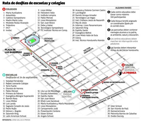 Más de 60 centros educativos participarán en fiestas patrias