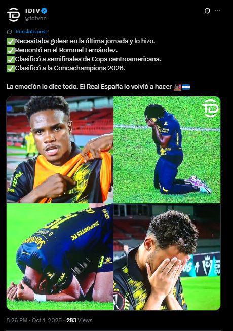 Chepe Bomba se pronunció: Locura por Real España y esposa de jugador sorprende